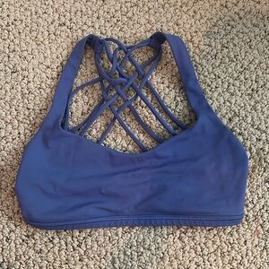 purple/blue lululemon sports bra